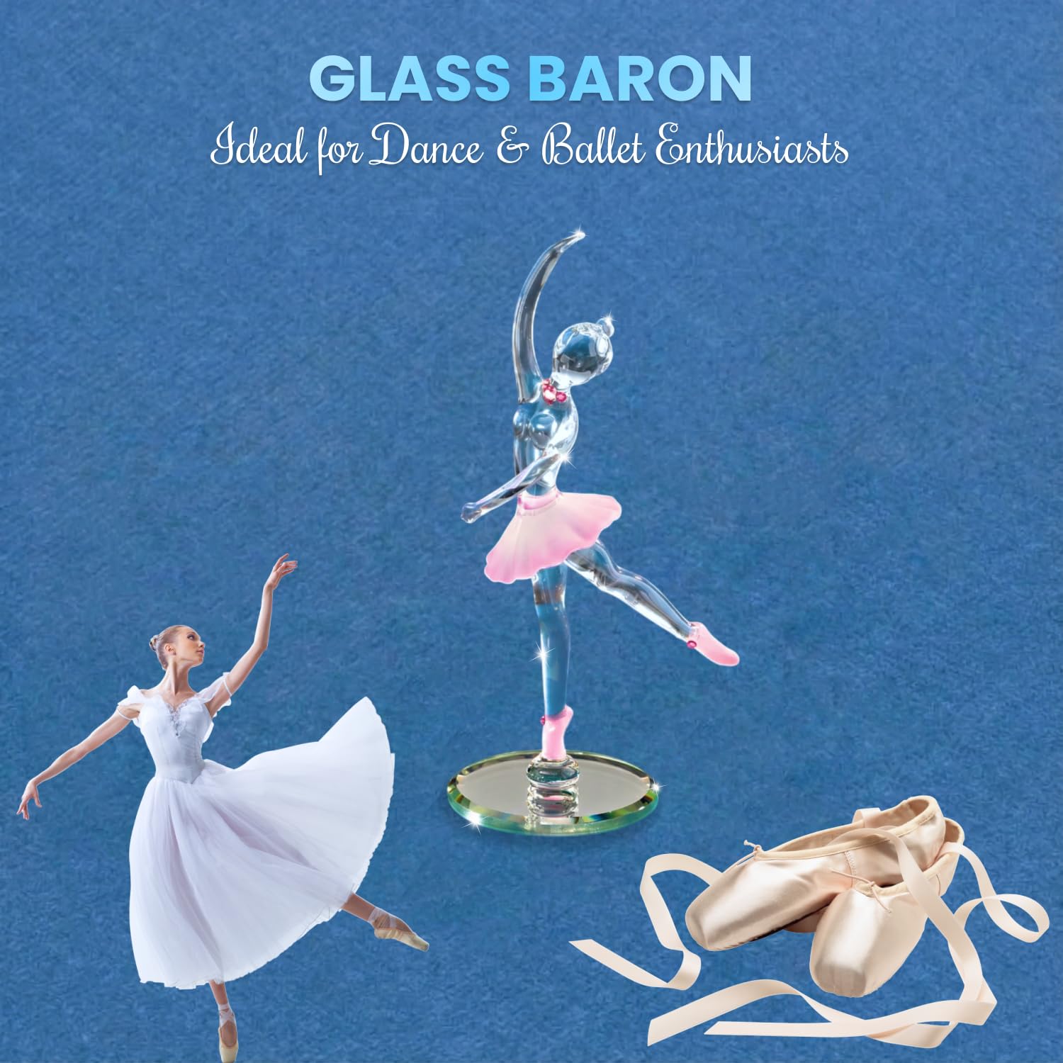 Amazon.com: Glass Baron Ballerina Figurine : Home & Kitchen
